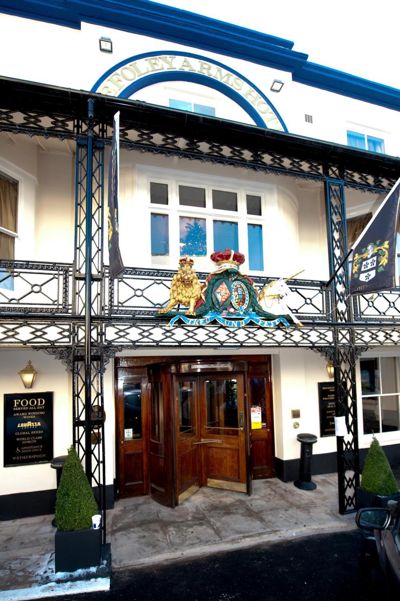 Foley Arms Hotel Грейт Малвърн Екстериор снимка